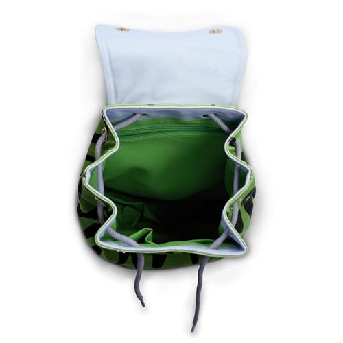 ABYSTYLE One Piece Portgas D.Ace replika plecaka, jednoczęściowy cosplay, zielone płótno w paski zebry, 35 x 30 x 12 cm