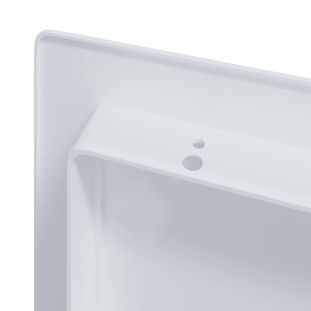 Panel de acceso de plástico ABS, 2 unidades, color blanco, 15 x 15 cm, puerta de inspección para pared, techo, suelo, cubierta invisible, versátil para cables sanitarios, tuberías