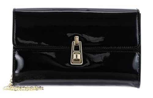 Sac à épaule bandoulière Magie 2Nite Coccinelle en cuir vernis noir pour femme