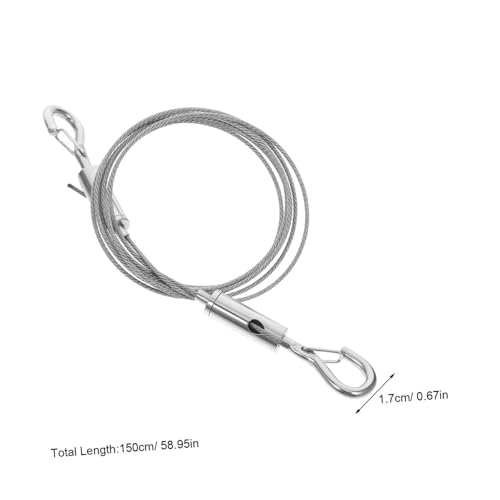 Image of Wide Range of Use Wire Rope Hook Stainless Steel Photo Frame Hanging Wire for Wall Picture Mirror