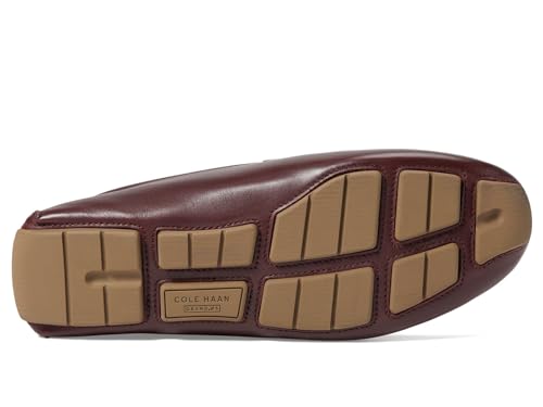 Image of Cole Haan Men's Grand Laser Driver Penny Loafers, Bloodstone /Truffle, 10.5-M US