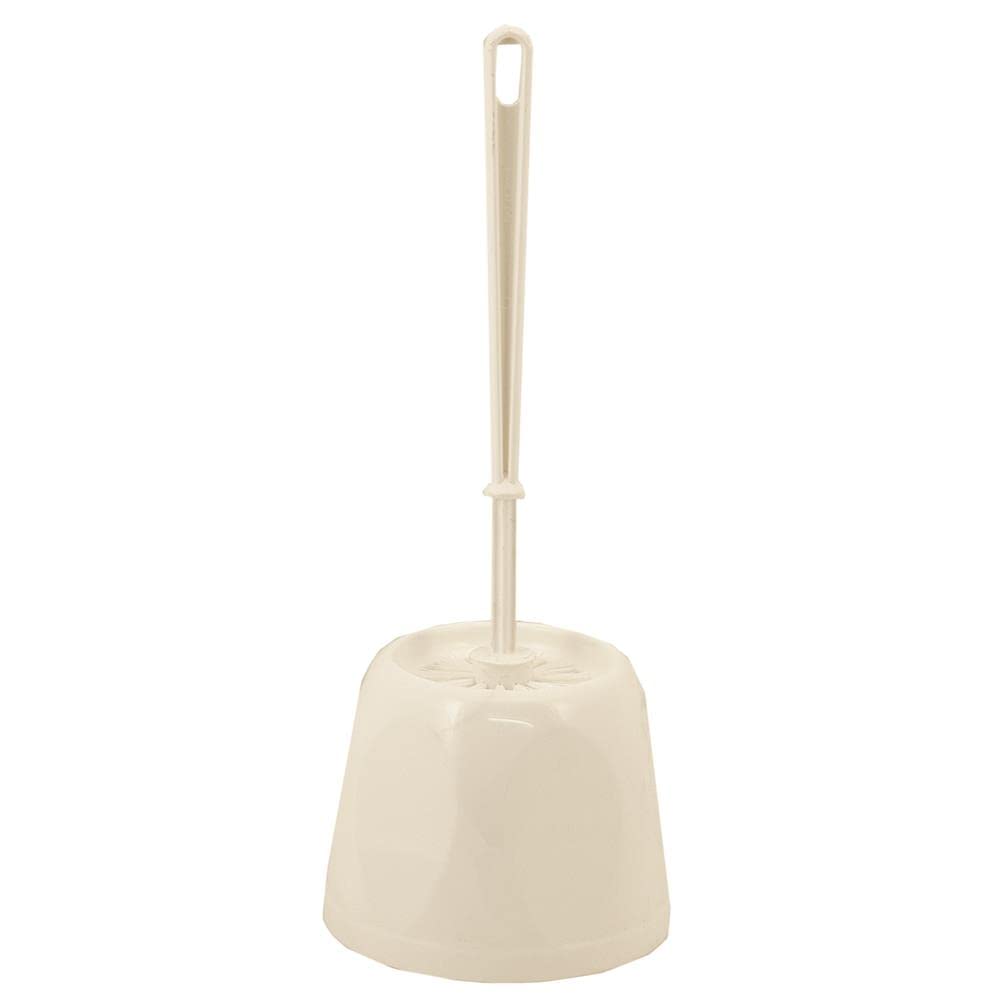 Elliott Round Toilet Brush Set In White Colour, Regular, 10F30165