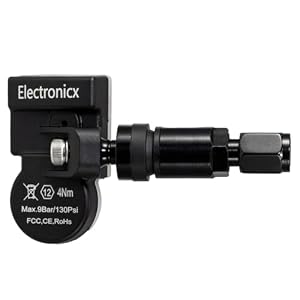 Electronicx 1X RDKS Sensor für Fahrzeuge mit 433MHz TPMS Reifendrucksensor Ersatz Reifendruckkontrollsystem vorprogrammiert Ventil 1er Set für Sommerreifen Winterreifen Ganzjahresreifen