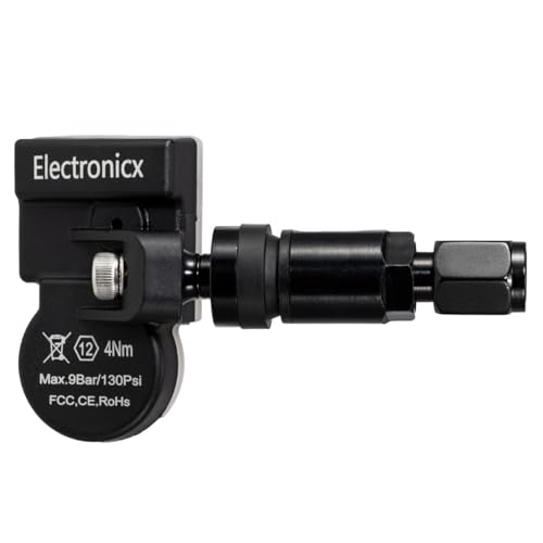 Electronicx 1X RDKS Sensor für Mazda MX-5 NC ND 2010-2021 vorprogrammiert 433MHz TPMS Reifendrucksensor Metallventil Schwarz Einzelsensor Ersatz für Alufelgen und Stahlfelgen Electronicx 1X RDKS Sensor für Mazda MX-5 NC ND 2010-2021 vorprogrammiert 433MHz TPMS Reifendrucksensor Metallventil Schwarz Einzelsensor Ersatz für Alufelgen und Stahlfelgen