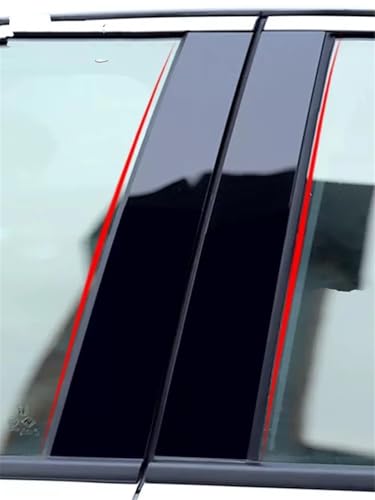 Molduras de pilares de ventanas para BMW Serie 1 E81 E82 E87 E88 (6 piezas, 2004-2013) 6