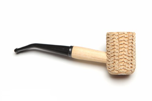 Missouri Meerschaum - Missouri Pride Corn Cob Tobacco Pipe - 5Th Avenue, Bent Bit #TOP1