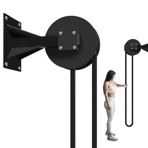 Perantlb Endless Rope Trainer Adjustable Resistance Pulley System 30kg Max Resistance Full Body Workout for Home Gym (PE010033-1)