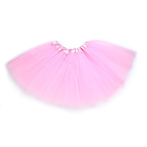 Anleolife 12'' Ballet Tutu Dress Cheap Tutu Skirt Ballet Dance Mini Skirts(pink)