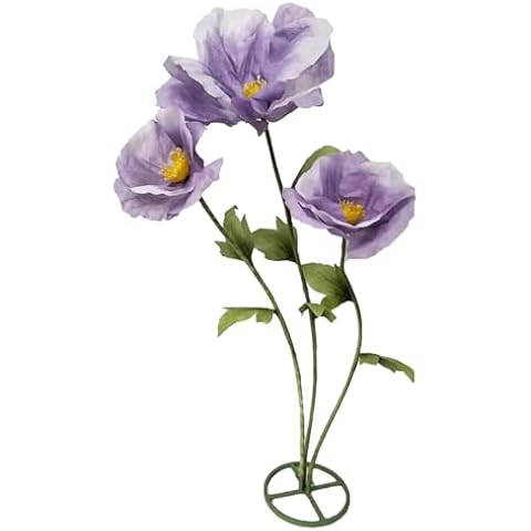 ASDFG 3PCS Giant Artificial Flower 3D Realistic Flowers Made of Waterproof Paper Durable Easy Maintenance Perfect for Home Garden Weddings Hotel Events Christmas Graduation Party Decorations Cover