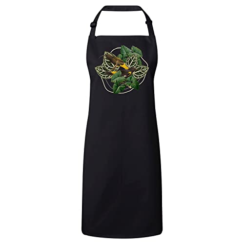 Tablier cuisine premium oiseau exotique au design jungle élégant