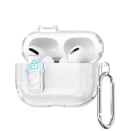BUITFOU For AirPods Pro 3 �P�[�X �G�A�[�|�b�Y�v��3(2025) �P�[�X �����X�i�b�v�X�C�b�`�t�� TPU�f�� �����h�~ �ϏՌ� LED���C�g�� �J���r�i�t��(����̂���)