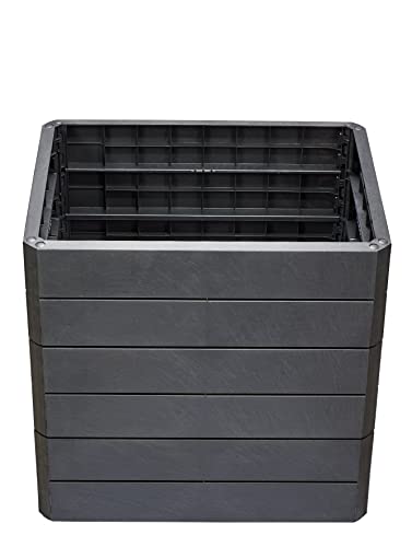 Garantia Ergo Quadro M 75 Hochbeet Stone, inkl. Flora Wassersparsystem