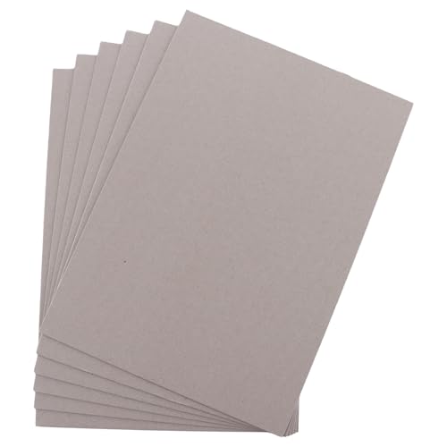 ASelected A4 Greyboard 50 Sheets Mount Board Backing Board Model Making Presentation Board Recycled Extra Thick 1000 Micron Recycled Card Sturdy Cardboard Sheets for Crafts and DIY Projects (Grey)