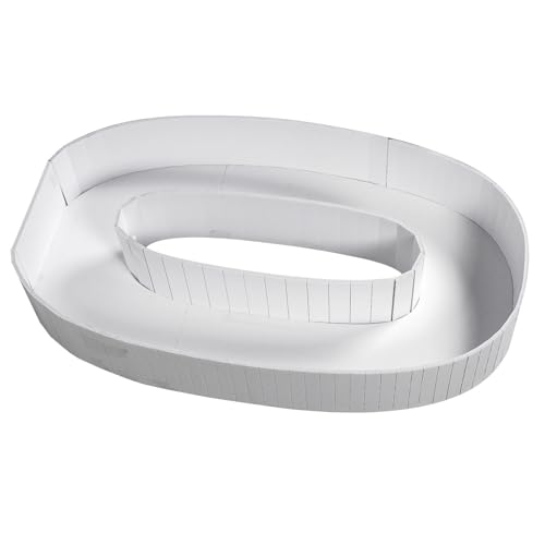 Numéro 0 de ballon FRCOLOR en cadre blanc pour décoration d'anniversaire garçon et fille