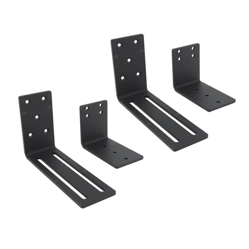 Support de porte en acier au carbone de 4 mm réglable et robuste