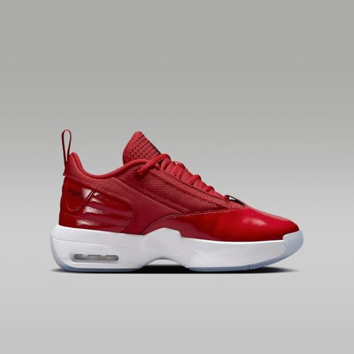 Jordan Max Aura 6 Big Kids' Shoes (FQ8297-601, Varsity Red/White/Clear/Black)3