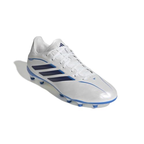 adidas Mixte Enfant Copa Pure Iv League Firm Ground Football Boots Kids Shoes, Zero met./Dark Blue/Lucid Ray Blue, 28 1/2 EU