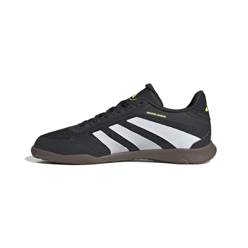 adidas Predator League Indoor Football Boots Kids 4.5, Zapatos Unisex niños, Core Black FTWR White Lucid Lemon, 37.5 EU