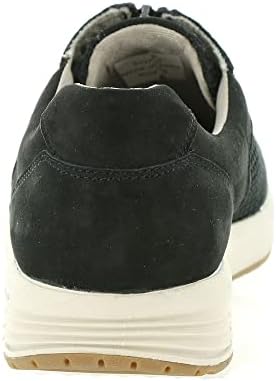 Rockport Women's Trustride Center Zip Sneaker, Black Nubuck/Textile, 11 Narrow | Image 5
