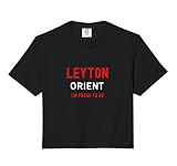 Leyton Orient Fc I'm Proud to Be Comfort Colors Crop Top