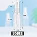 35 Stück Sprühflaschen Kleine 30ml Mini zum Plastik Befüllen Parfüm Zerstäuber Leer Spray Bottle Parfümflasche Nachfüllbar Tragbares Transparente Sprayflasche für Körperpflege Flüssigkeit Kosmetik