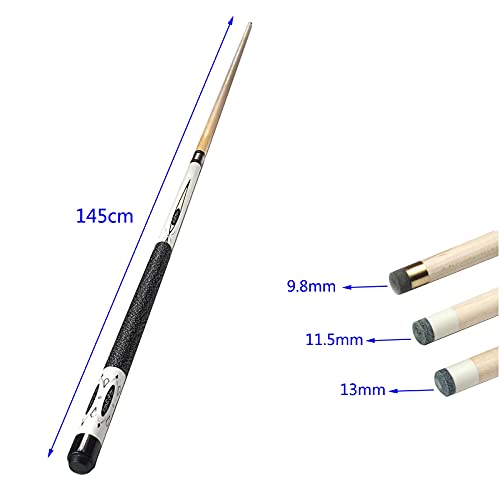 Taco de billar de arce duro 145 cm diámetro 9.8 mm miniatura 2