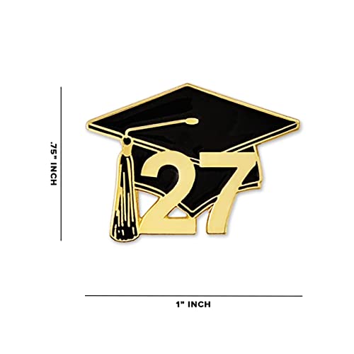 Image of PinMart Class Graduation Cap School Student Enamel Lapel Pin