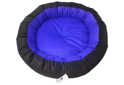 Image of XXXL Size Dog Bed for Large Size Dogs and cat Bed Velvet Fabric Dual Color Blue-Black Anti Skid Bottom Washable Export Quality Big Pet Bed