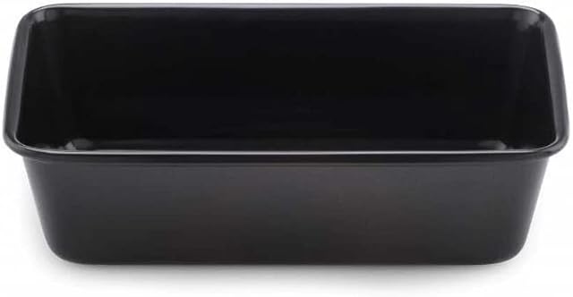 Prestige Inspire 9 Inch Loaf Tin - Non Stick 2lb Loaf Tin For Baking 9" x 5", Freezer & Dishwasher Safe, Heavy Gauge Carbon Steel Bakeware, Black