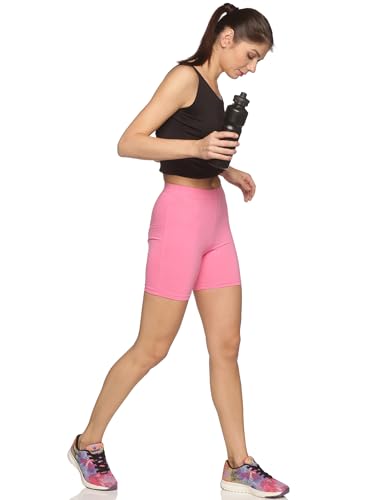 Image of OUTFLITS Ladies Cycling Shorts| Under Dress | Yoga Shorts | Workout Shorts | Running Shorts | Exercise Shorts | Gym Shorts for Womens