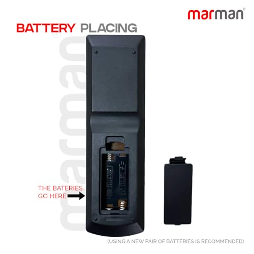 Image of marman Compatible with Kodak Tv Remote Control Suitable for LED OLED 4K HD UHD Television - Non Voice Command - Pairing Not Required - Match Remote Key By Key with Existing Model Remote