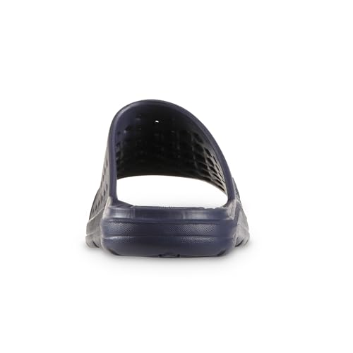 Image of Totes Men's Everywear Slide Sandals Lightweight Waterproof Comfort Slides with Cushioned Footbed for Pool, Beach & Everyday Wear
