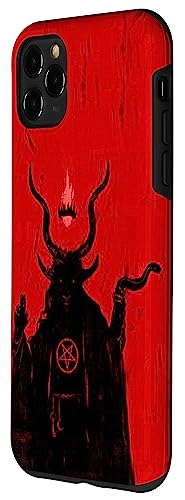 Iphone 11 Pro Max Lucifer Light Bearer Satanic Occult Baphomet Goat Atheist Case #TOP1