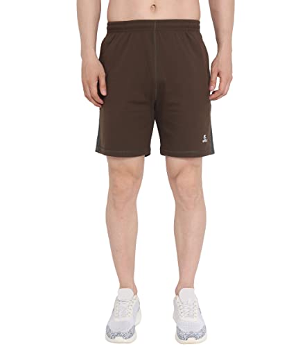 Image of Light Weight Cotton Half Pants Shorts with Pocket for Men and Boys Gym Training Daily Workout Home Wear Sports Running