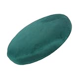 GARVALON Ersatz Sitzfläche Rund 29cm Gepolstert aus Grünem Samt für Barhocker Küchenhocker...