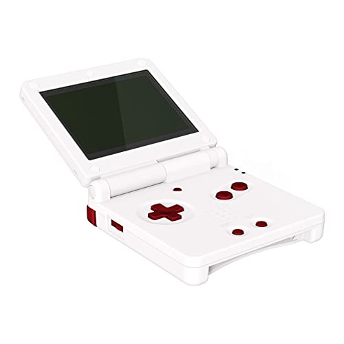 Image of eXtremeRate Scarlet Red Custom Full Set Buttons for Gameboy Advance SP, Replacement A B L R Button Power On Off Volume Button D-pad Key for GBA SP Console - Console NOT Included