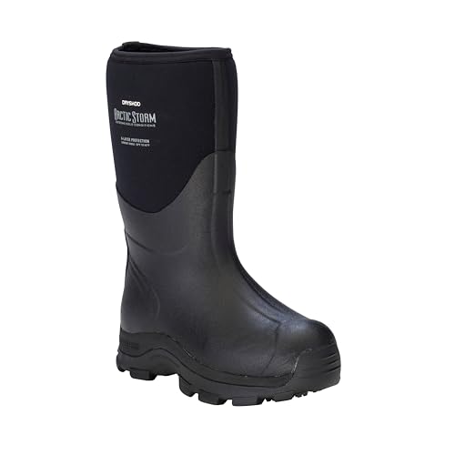 Dryshod Arctic Storm Winter Boot | Mid-Calf Height |Black/Grey | Waterproof | Extreme Cold |ARS-MM-BK3