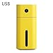 Produktbild Luftbefeuchter Für Zuhause, NAOTAI 1Set Mini Portable Air Humidifier 180ML USB Charging Air Purifier for Home Car