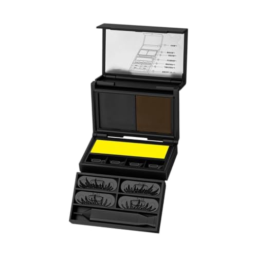 Veilna Eye Makeup Kit With Case, Veilna Black Box Eyelash, Long Lasting Waterproof Portable For Travel, Portable Eye Makeup Kit Quick-Drying Film-Forming Smudge-Proof Natural Beauty
