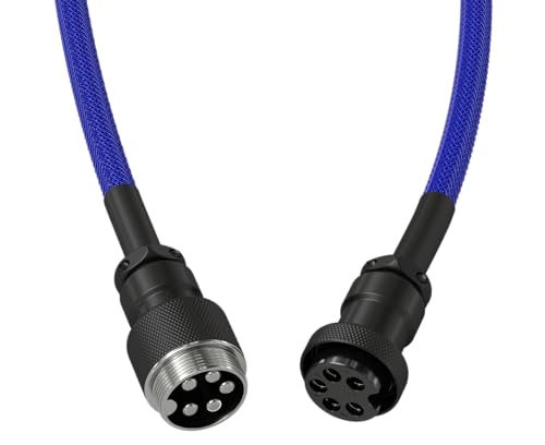 GLORIOUS Gaming Premium Coiled Keyboard Cable - Gold Plated USB-A (PC) to USB-C (Keyboard), Tangle Resistant… – Ansicht 3