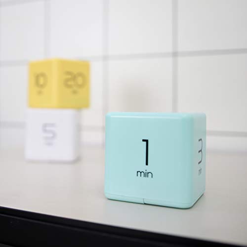 Mooas Cube Timer, Time Management, Kitchen Timer, Kids Timer, Workout Timer, Timer For Studying, Cooking (Mint) #TOP2