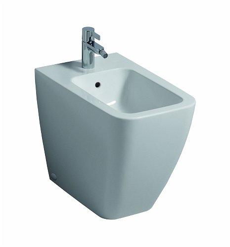 Pozzi Ginori serie Metrica 79251 Bidet monoforo a terra per allacciamento acqua interno bianco