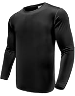 Material: Our long sleeve t-shirts for men are made of 85% polyester and 15% spandex, this material releases heat and wicks away moisture so you can enjoy a cool summer and warm winter. COMFORTABLE FIT - These moisture-wicking gym t-shirts are design...