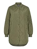 Vila Quilt Jacket Vitate L/S-Chaqueta Acolchada-Noos, Olivino, 36 para Mujer