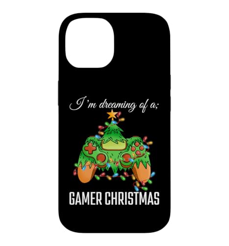 I'm Dreaming Of A Gamer Christmas Ugly Xmas �r�f�I�Q�[�� �ʔ��� �X�}�z�P�[�X iPhone 14 �p