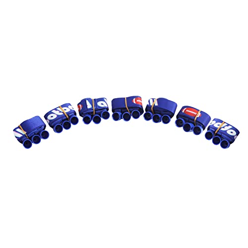 Moofi Flag Football Set With Kicking Holder,14 Player Flag Football Belts For Youth And Adults Training Equipment,14 Belts With 42 Flags (21 Red,21 Blue Flags) 4 Cones #TOP4