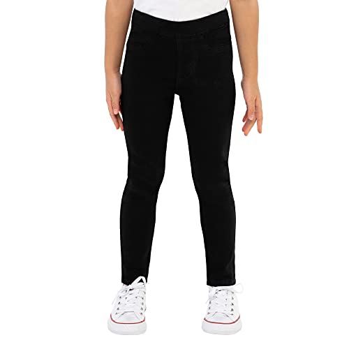 Levi's Girls' Big Skinny Fit Pull On Jeggings, Black, 12 #TOP2