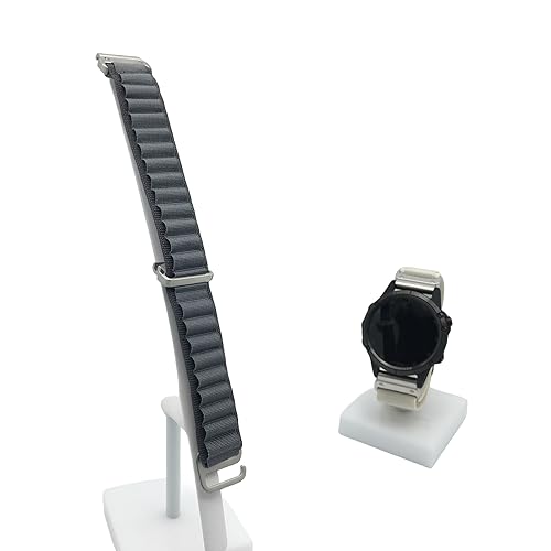 Image of Premium Nylon Strap 22mm for Garmin Forerunner 945, Fenix 5, 6, 7 Smartwatch - Alpine Loop