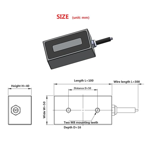 Mini électroaimant 12v puissant pour verrouillage porte - 6