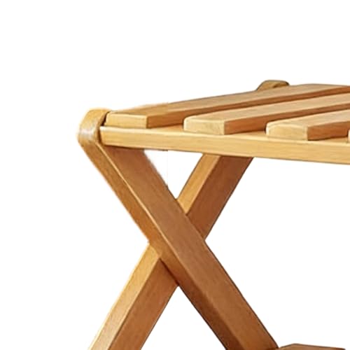 Genérico Zapatero de Madera - Organizador Plegable de 3 Niveles Ajustable | de Almacenaje | para Casa Oficina Dormitorio Adultos y Adultas - imagen 8